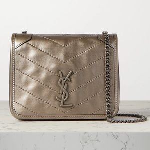 Mini Niki Metallic Leather Crossbody Bag